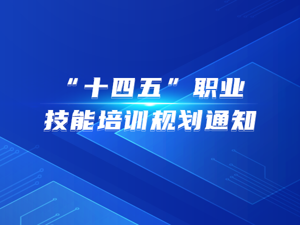 “十四五”職業(yè)技能培訓(xùn)規(guī)劃通知